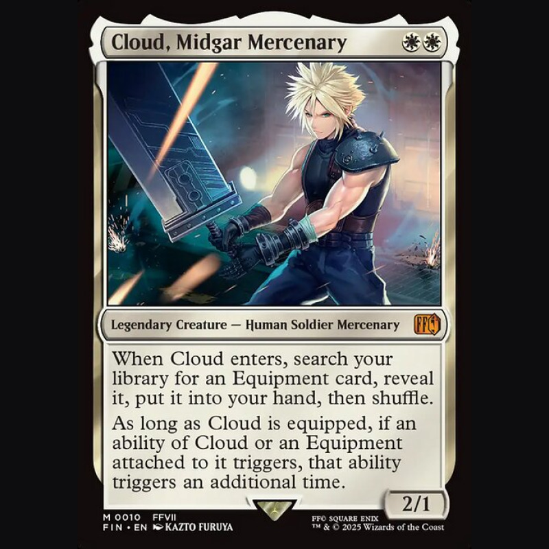 Cloud Midgar Mercenary - NM - No Foil - ES