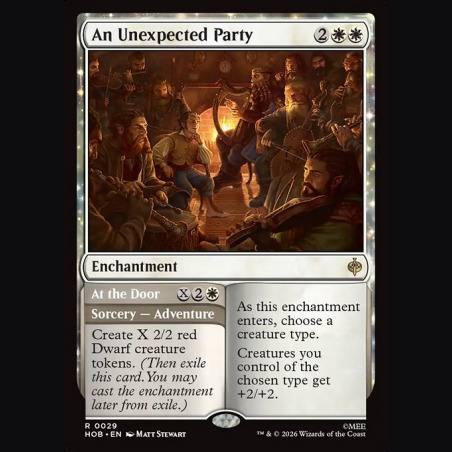 An Unexpected Party // At the Door - NM - No Foil - EN