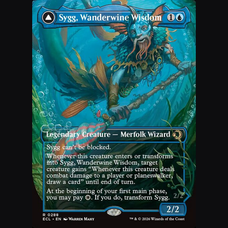 Sygg Wanderwine Wisdom // Sygg Wanderbrine Shield - NM - Foil - EN