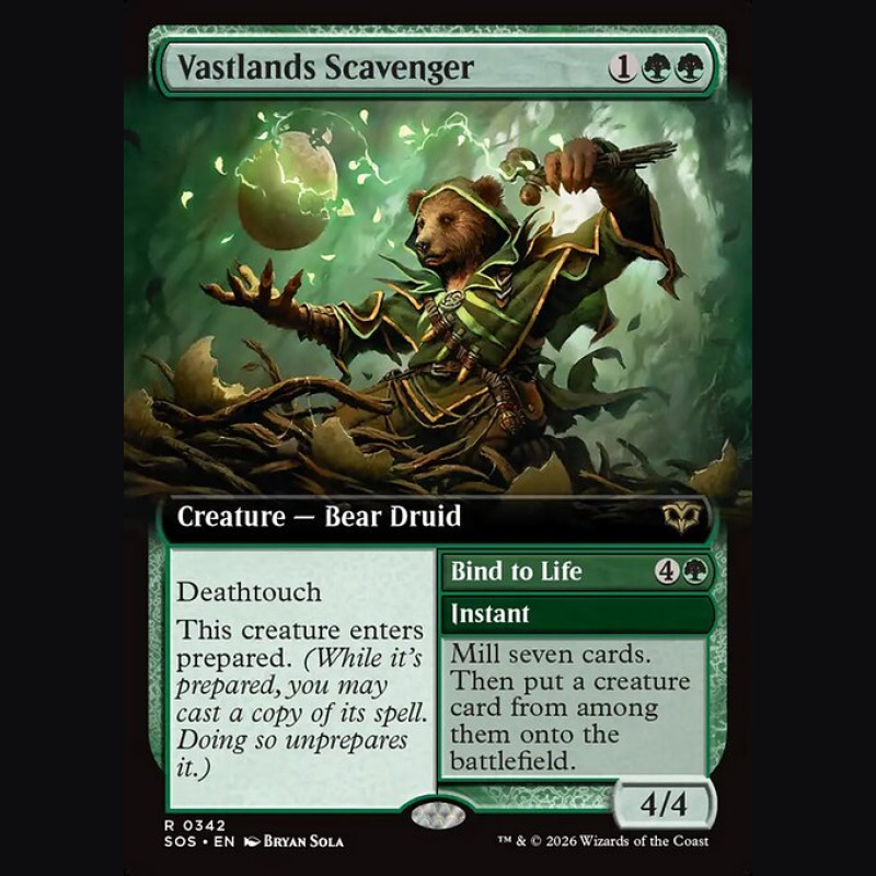 Vastlands Scavenger // Bind to Life - NM - No Foil - EN