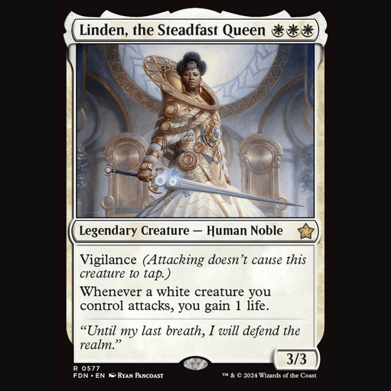 Linden the Steadfast Queen - NM - No Foil - EN