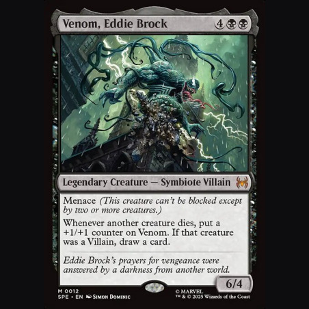 Venom Eddie Brock - NM - No Foil - ES