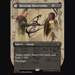 Decorum Dissertation - NM - No Foil - EN