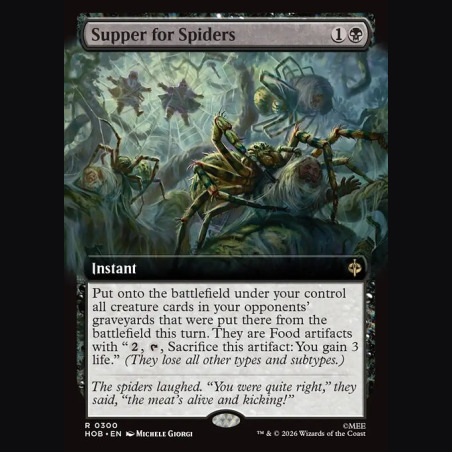 Supper for Spiders - NM - No Foil - EN
