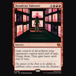 Broadcast Takeover - NM - Foil - EN
