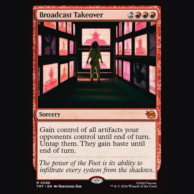 Broadcast Takeover - NM - Foil - EN