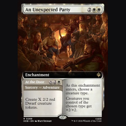 An Unexpected Party // At the Door - NM - Foil - EN