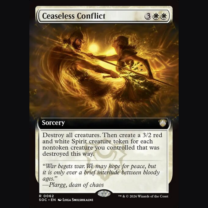 Ceaseless Conflict - NM - No Foil - EN