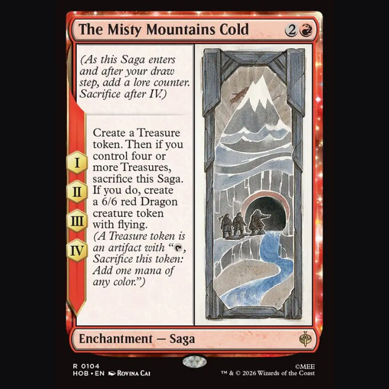 The Misty Mountains Cold - NM - No Foil - EN