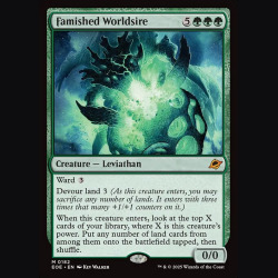 Famished Worldsire - NM - No Foil - EN