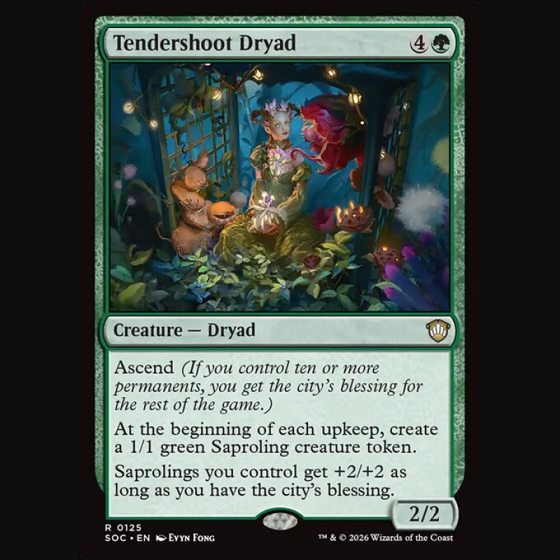 Tendershoot Dryad - NM - No Foil - ES