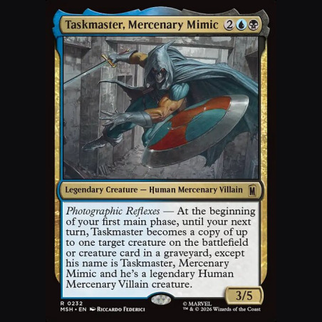 Taskmaster Mercenary Mimic - NM - Foil - EN