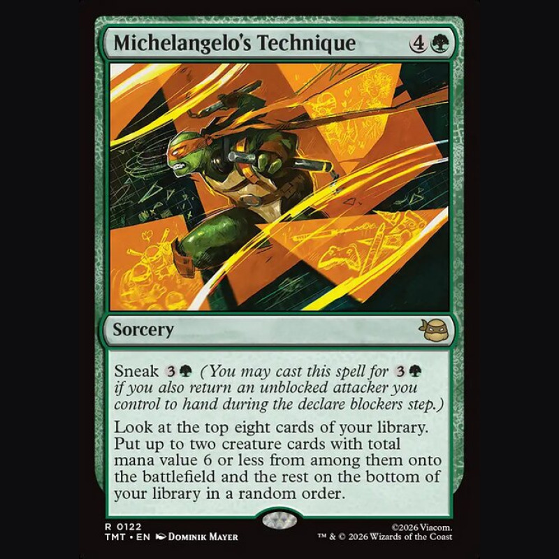 Michelangelo's Technique - NM - No Foil - EN