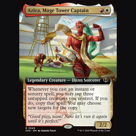 Aziza Mage Tower Captain - NM - Foil - EN