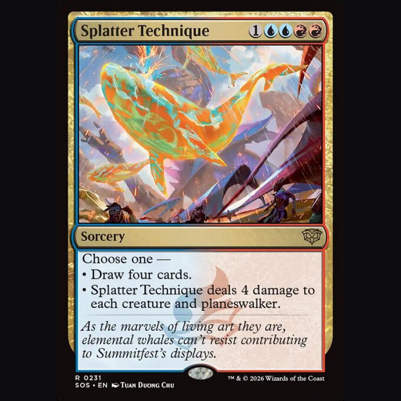 Splatter Technique - NM - Foil - EN