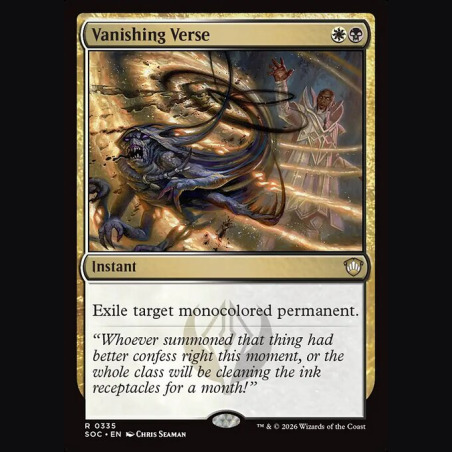 Vanishing Verse - NM - No Foil - ES