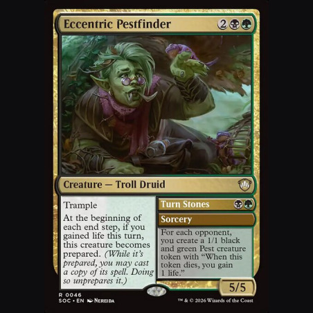 Eccentric Pestfinder // Turn Stones - NM - No Foil - ES