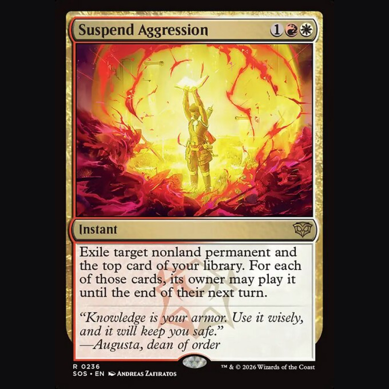 Suspend Aggression - NM - No Foil - EN