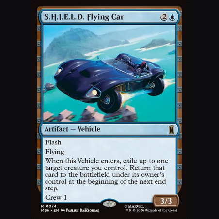 S.H.I.E.L.D. Flying Car - NM - No Foil - EN