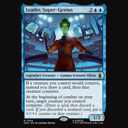 Leader Super-Genius - NM - No Foil - EN
