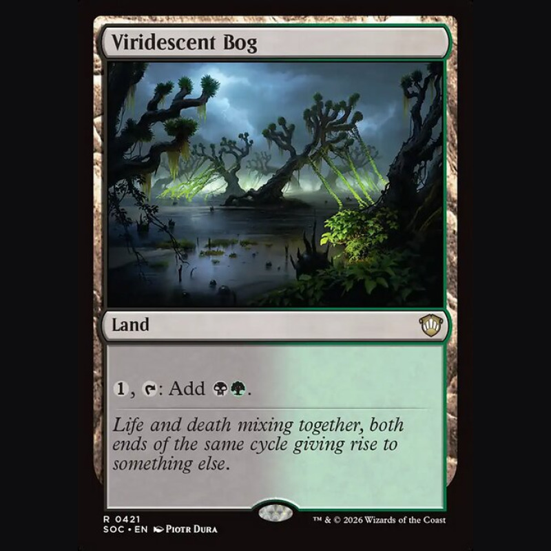 Viridescent Bog - NM - No Foil - ES