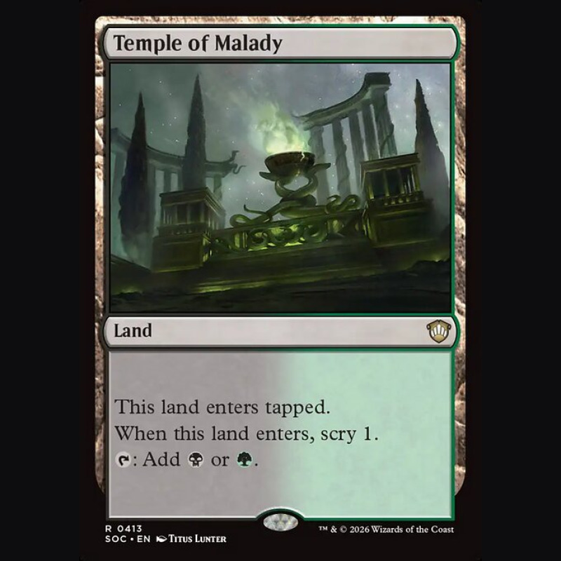 Temple of Malady - NM - No Foil - ES