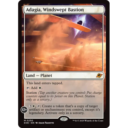 Adagia Windswept Bastion - NM - No Foil - EN
