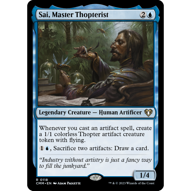 Sai Master Thopterist - NM - No Foil - EN