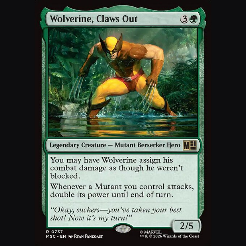 Wolverine Claws Out - NM - Foil - EN