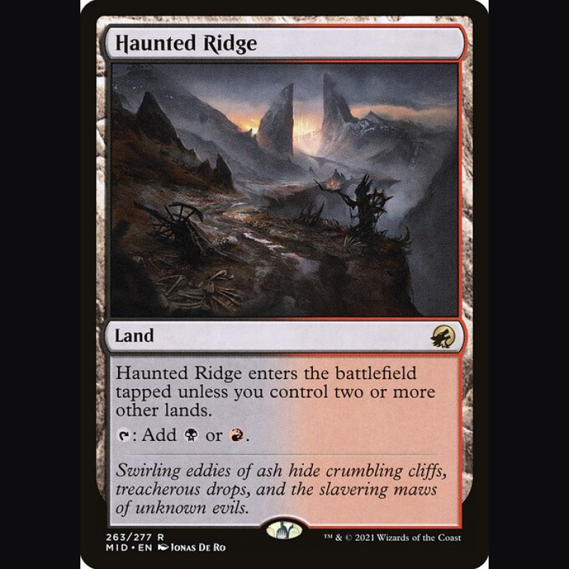 Haunted Ridge - NM - No Foil - ES