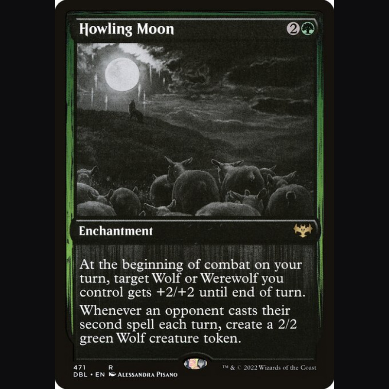 Howling Moon - NM - No Foil - EN