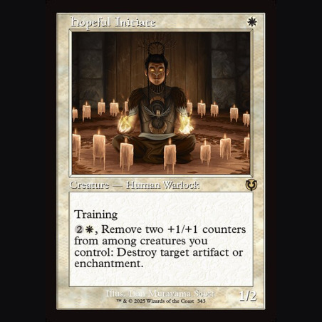 Hopeful Initiate - NM - Foil - EN