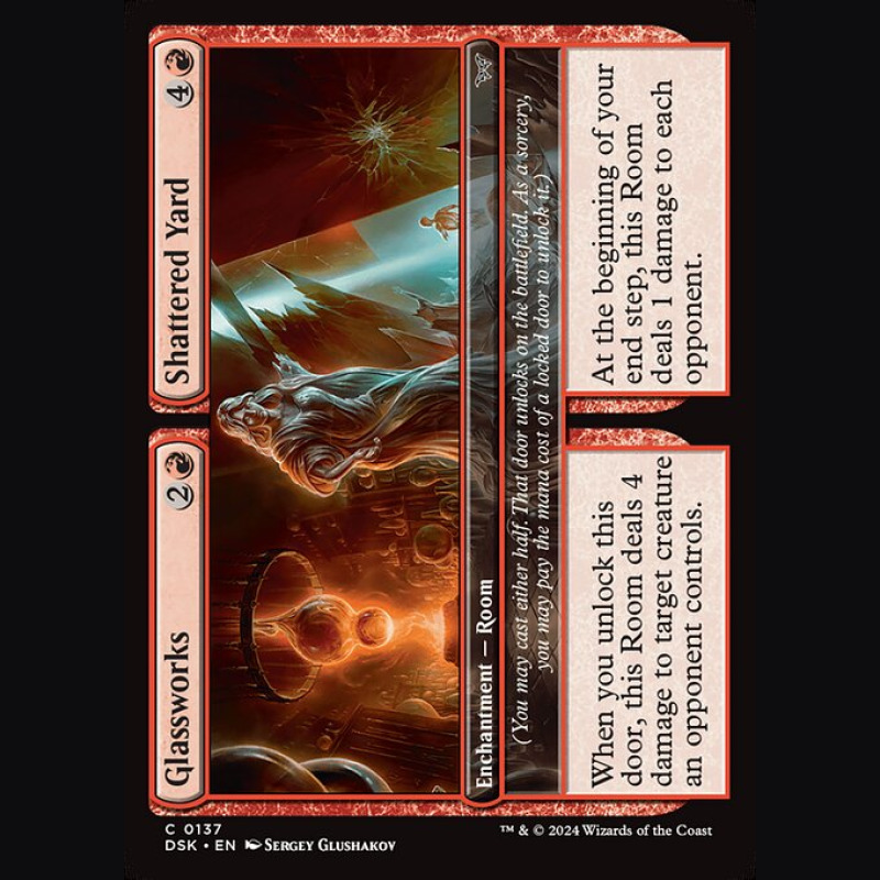 Glassworks // Shattered Yard - NM - No Foil - EN