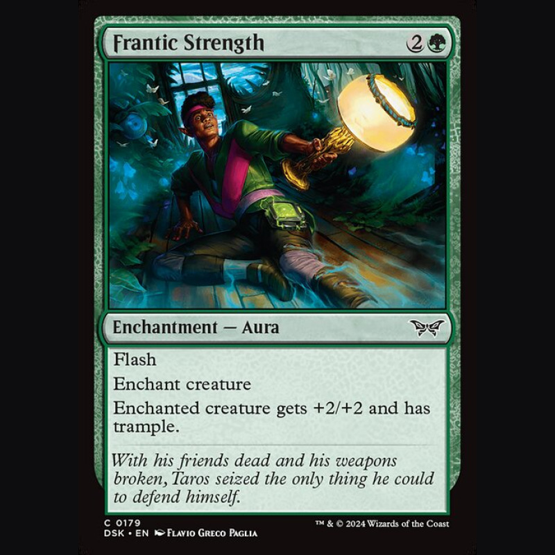 Frantic Strength - NM - Foil - EN