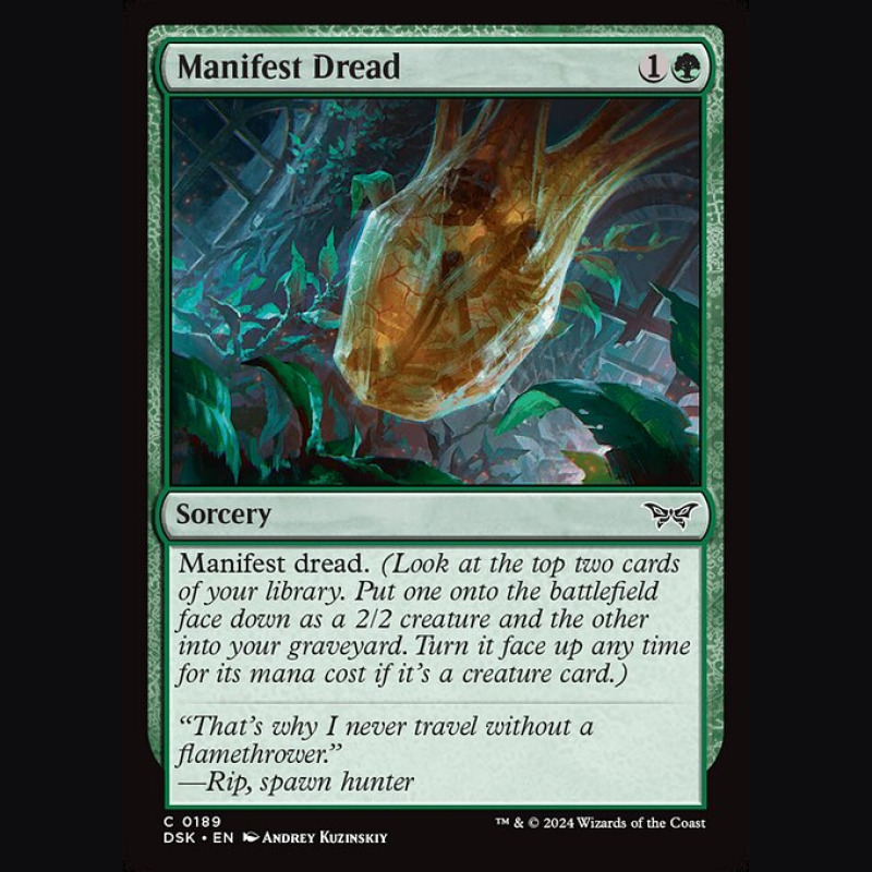 Manifest Dread - NM - No Foil - EN