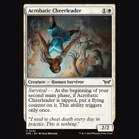 Acrobatic Cheerleader - NM - No Foil - EN