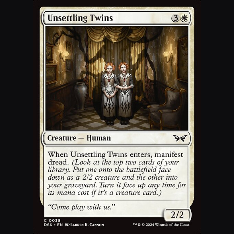 Unsettling Twins - NM - No Foil - EN