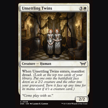 Unsettling Twins - NM - No Foil - EN