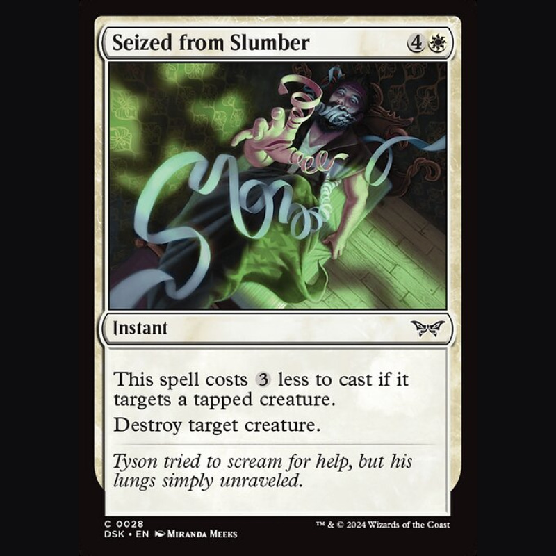 Seized from Slumber - NM - No Foil - EN
