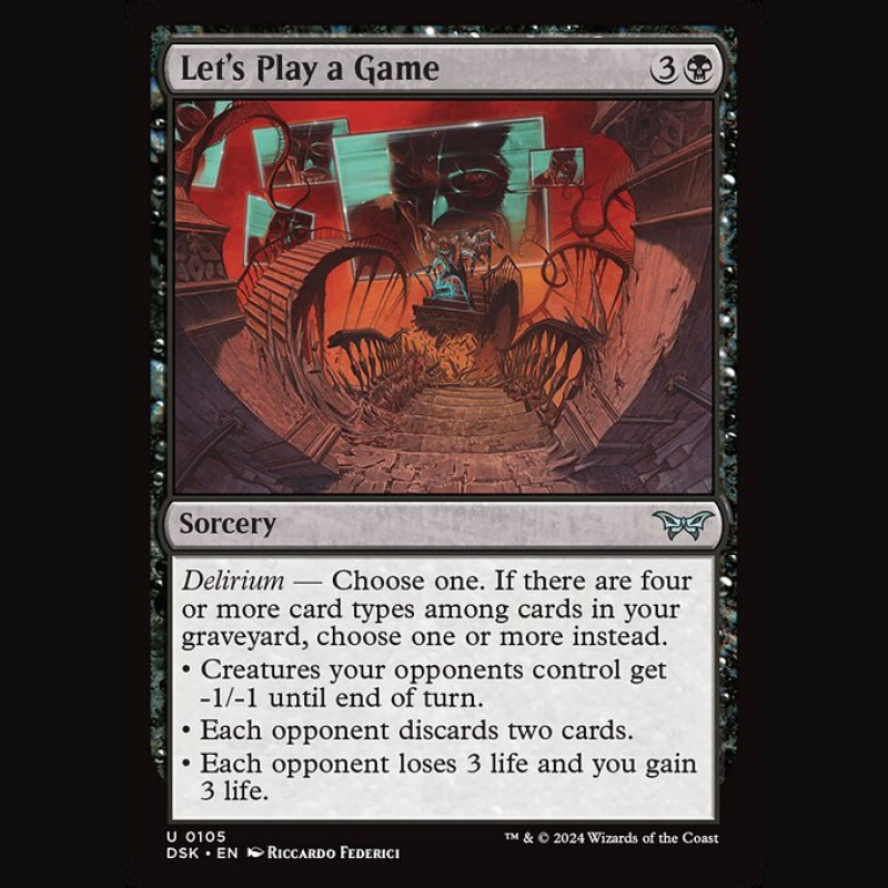 Let's Play a Game - NM - No Foil - EN