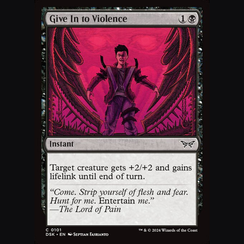 Give In to Violence - NM - No Foil - EN