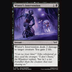 Winter's Intervention - NM - No Foil - EN
