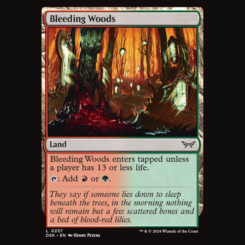 Bleeding Woods - NM - Foil - EN