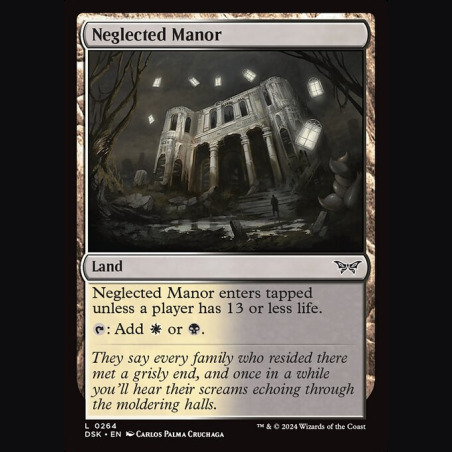 Neglected Manor - NM - No Foil - EN