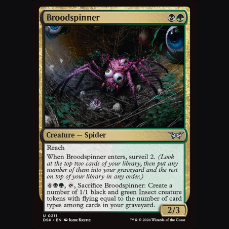 Broodspinner - NM - Foil - EN