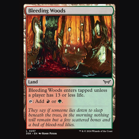 Bleeding Woods - NM - No Foil - EN