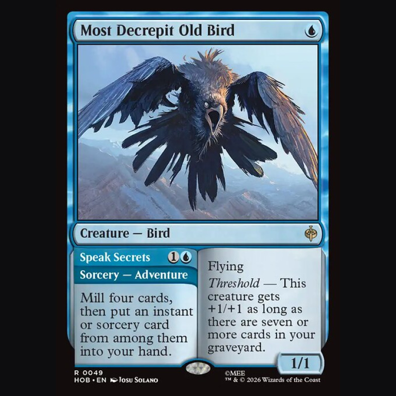 Most Decrepit Old Bird // Speak Secrets - NM - No Foil - ES