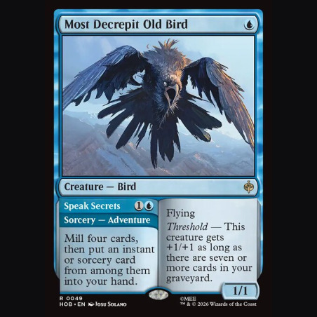 Most Decrepit Old Bird // Speak Secrets - NM - No Foil - ES