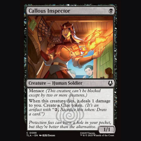 Callous Inspector - NM - No Foil - EN