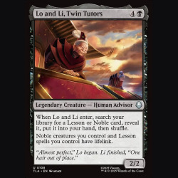 Lo and Li Twin Tutors - NM - No Foil - EN